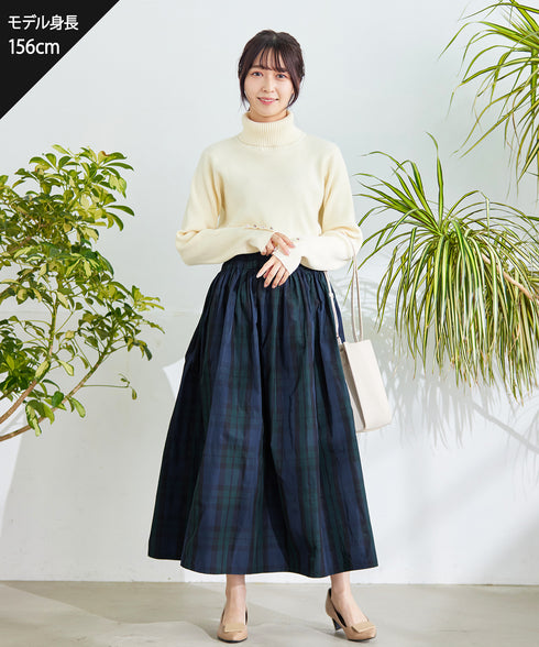 【新色追加】タートルボタンニットトップス