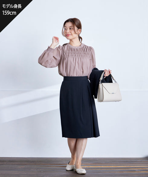 【ダブルクロス】 アシンメトリータックスカート
