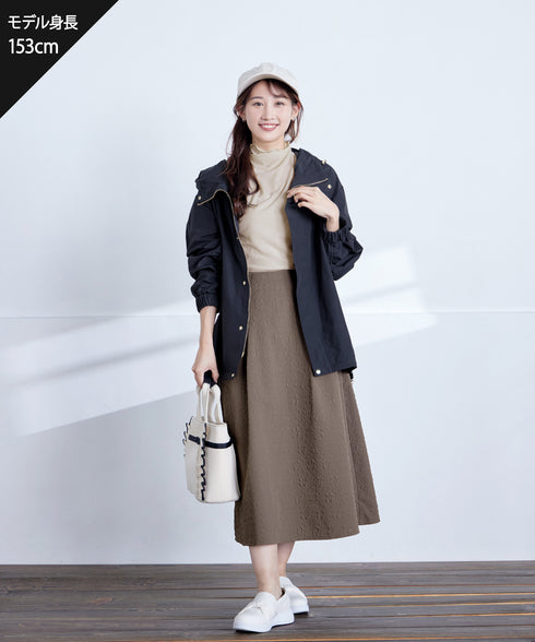 【安田美沙子さん着用 / 選べる4type】ハイネックカットソートップス