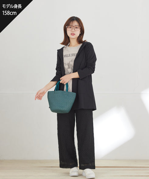 総レースワイドパンツ
