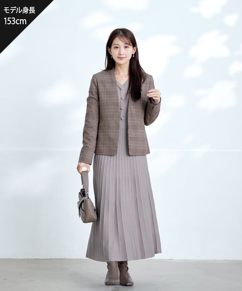 【クリアランスセール】くるみボタンニットワンピース