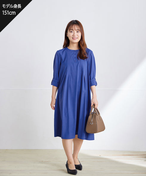 ランダムタックチュニックワンピース