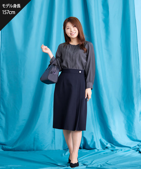 【ダブルクロス】 アシンメトリープリーツスカート