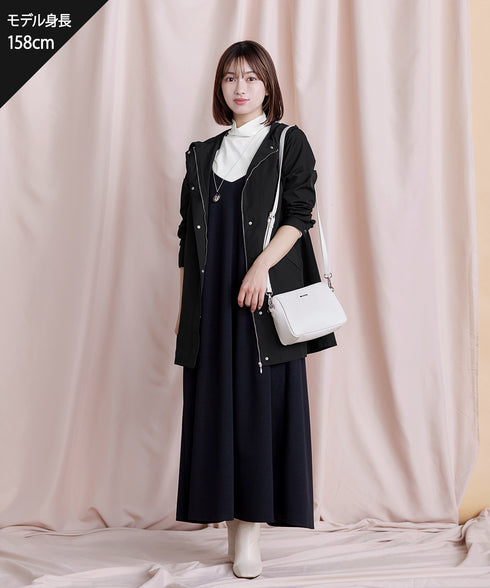 【安田美沙子さん着用 / 選べる4type】ハイネックカットソートップス