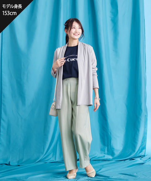 【UVケア・接触冷感】“やみつき”着ながしロングカットソーカーデ