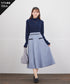 ベロアラインツイードスカート