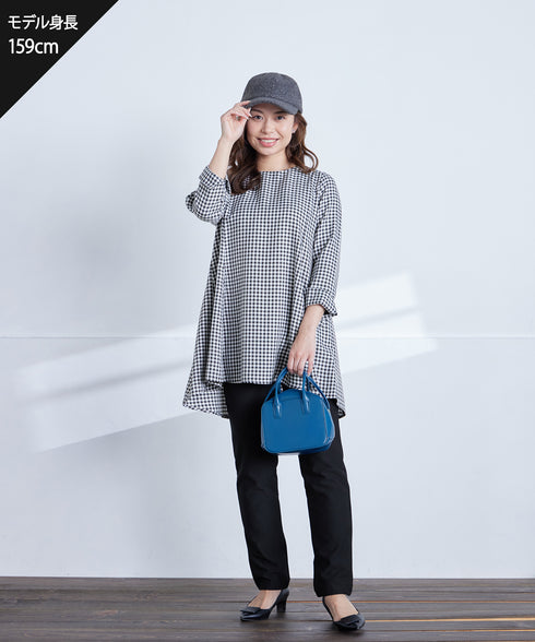 【安田美沙子さん着用・新色追加・日本製】すふれ起毛ストレートパンツ