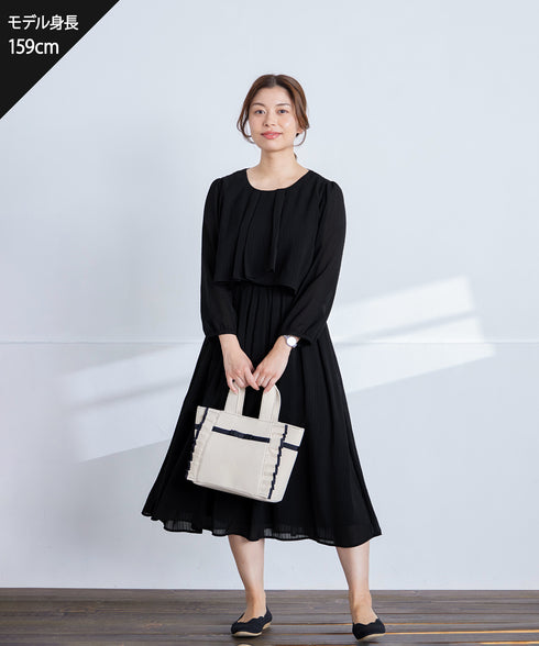 シフォンドレープワンピース