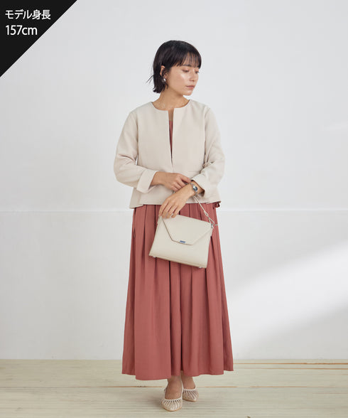 サイドリボンドロストワンピース