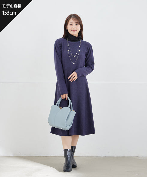 選べる着丈 ニットワンピース