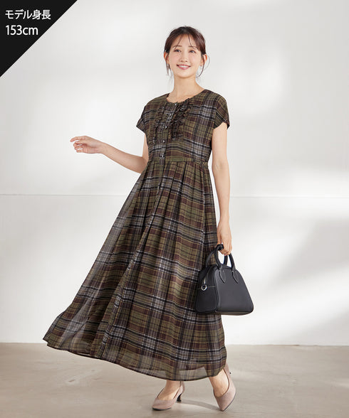 フリルワンピース