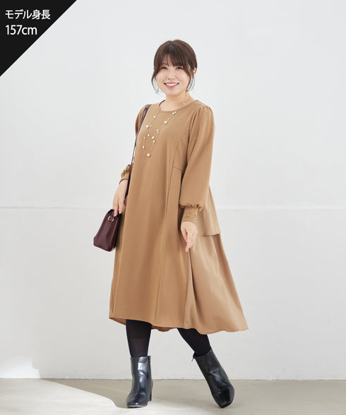 ドッキングティアードワンピース