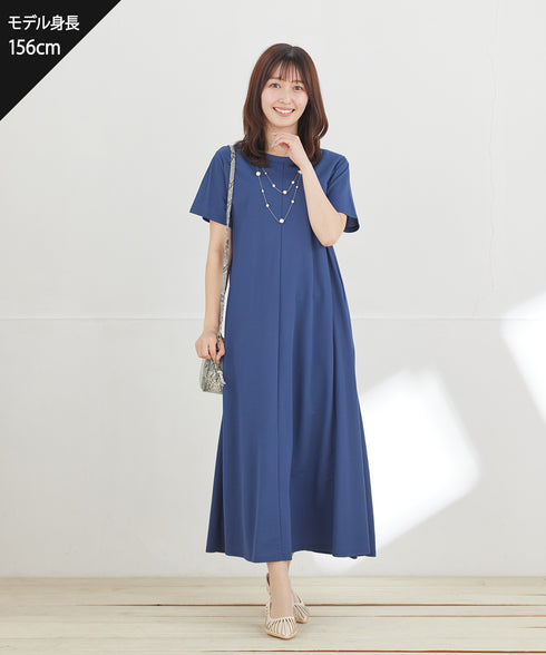 【おのののかさん着用・冷凛(ひやりん)カノコ】Aラインフレアワンピース