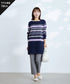 マルチボーダーニットチュニック