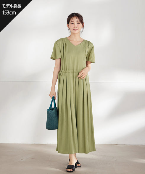 サイドリボンドロストワンピース