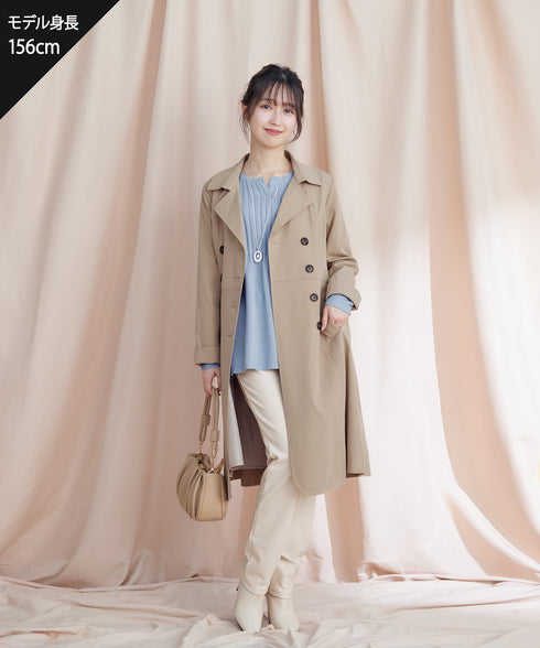 【安田美沙子さん着用・新色追加・日本製】すふれ起毛ストレートパンツ