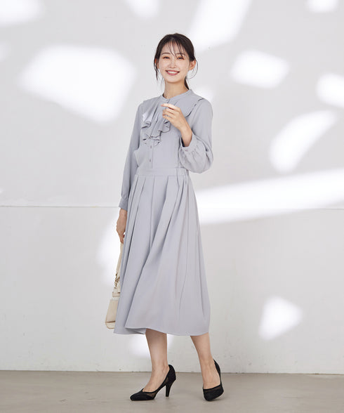 【アウトレット】ラッフルフリルワンピース