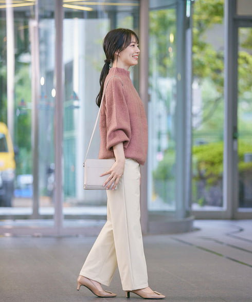 【クリアランスセール】すふれ起毛ワイドパンツ