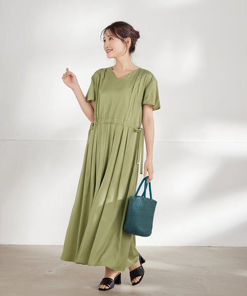 サイドリボンドロストワンピース