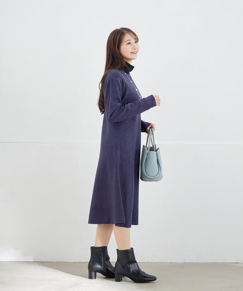 選べる着丈 ニットワンピース