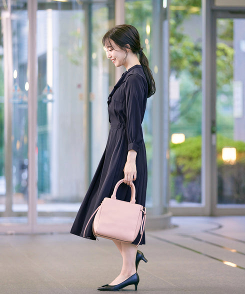 【アウトレット】ラッフルフリルワンピース