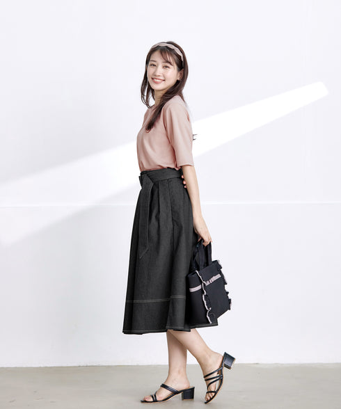 【アウトレット】刺繍ロゴカットソーTシャツ