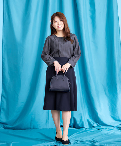 【ダブルクロス】 アシンメトリープリーツスカート