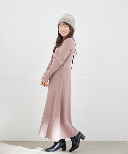 選べる着丈 ニットワンピース