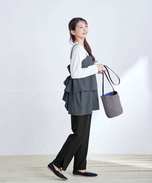 リボンキャミドッキングカットソートップス