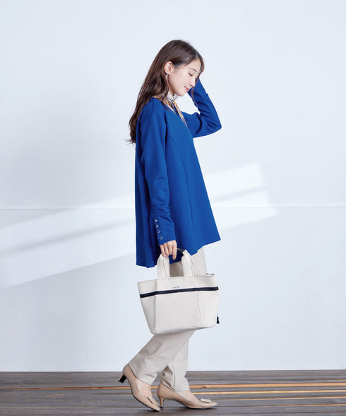 【クリアランスセール / ふわもち美すふれ】フレアシルエットカットソー