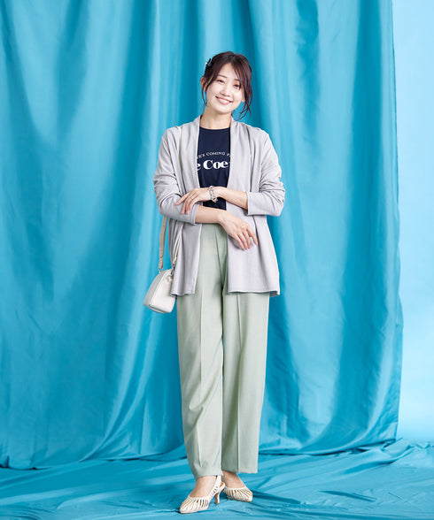 【UVケア・接触冷感】“やみつき”着ながしロングカットソーカーデ