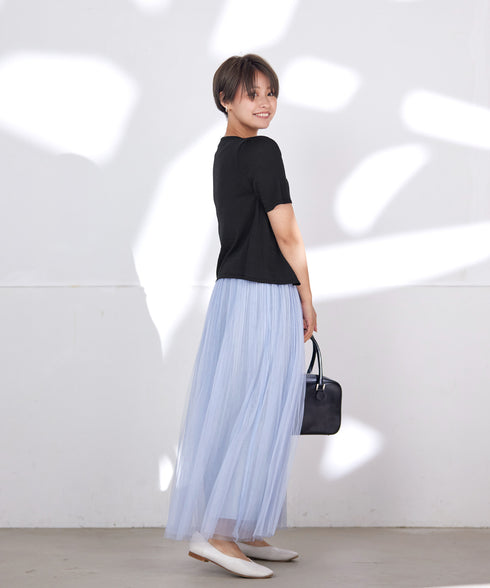 サマーニット半袖カーディガン