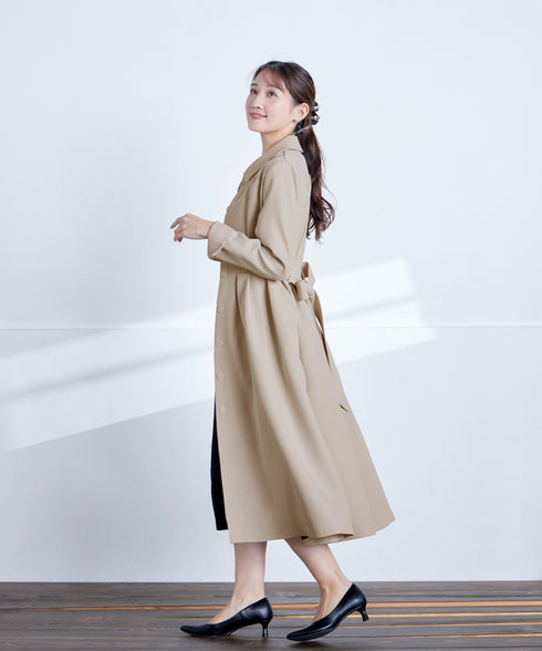 ステンカラードレスコート