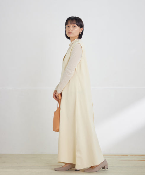 【安田美沙子さん着用 / 選べる4type】ハイネックカットソートップス