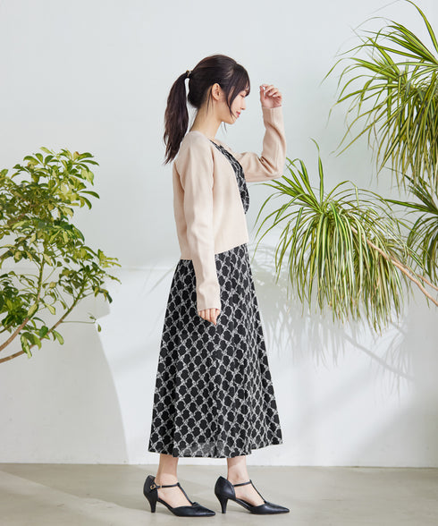 【新色追加】 ストレートショートニットボレロ