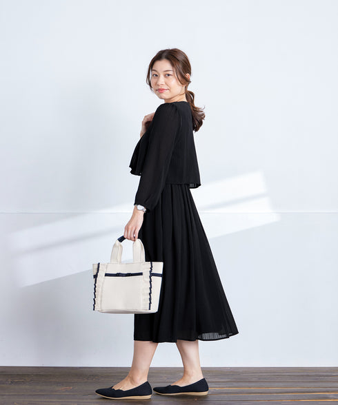 シフォンドレープワンピース