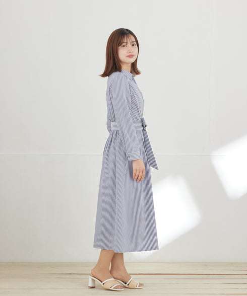 カシュクールシャツワンピース