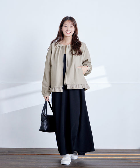 ベロアチュールカットソートップス