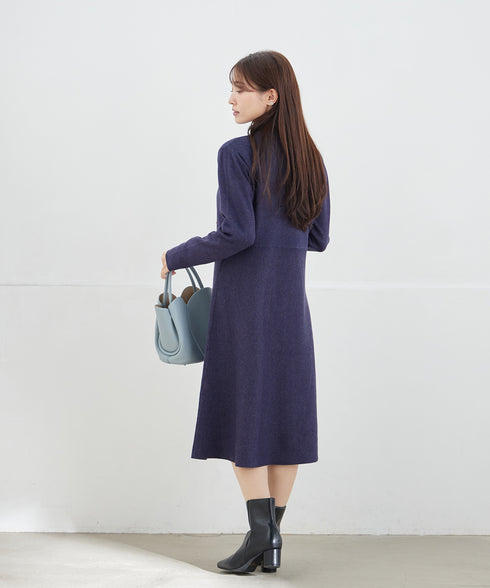 選べる着丈 ニットワンピース