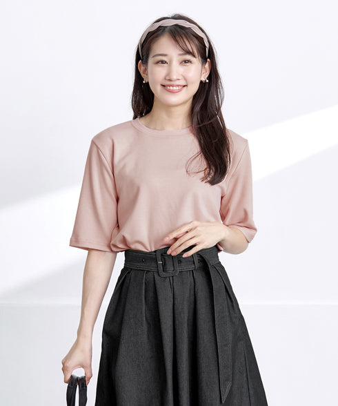 【アウトレット】刺繍ロゴカットソーTシャツ