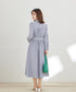 カシュクールシャツワンピース