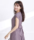 【アウトレット】はしごレースフレアワンピース