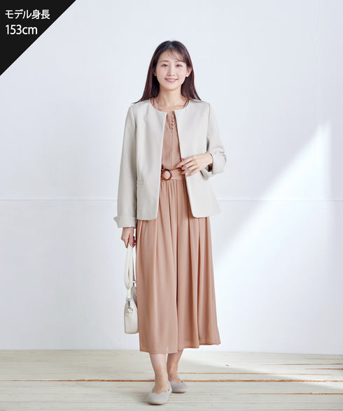 【ダブルクロス】ノーカラージャケット