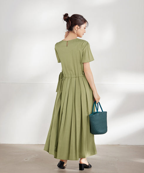 サイドリボンドロストワンピース