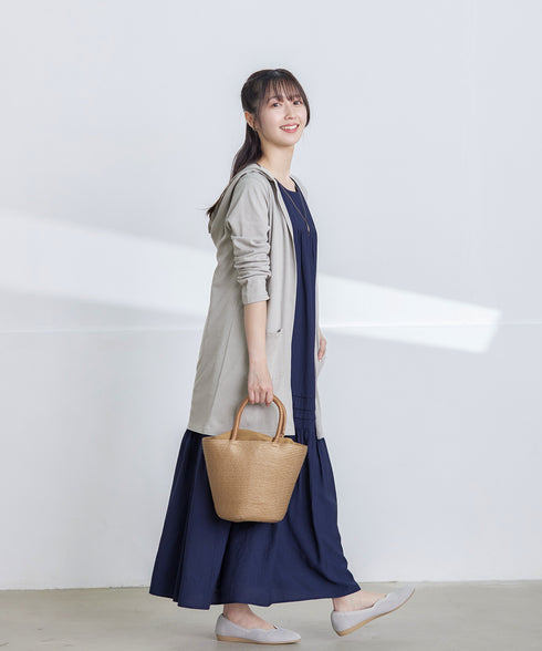 【小倉優子さん着用・UVケア・接触冷感】“やみつき”カットソーパーカーカーデ