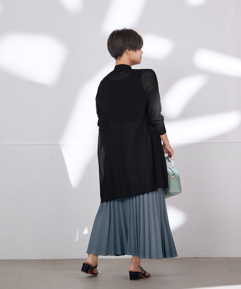 【新色追加・UVケア・接触冷感】ロングトッパーカーディガン