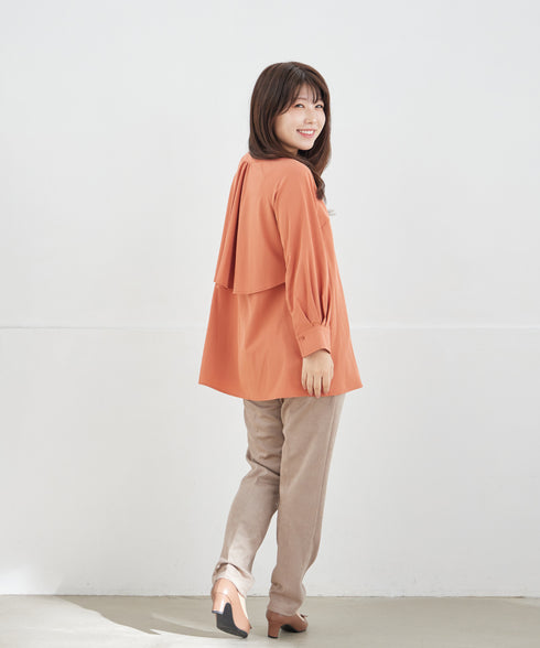 【クリアランスセール】スエードポンチテーパードパンツ