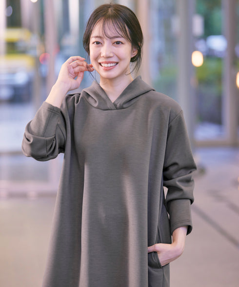 ソフトボンディングパーカーチュニック