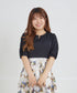 フラワープリントドッキングワンピース