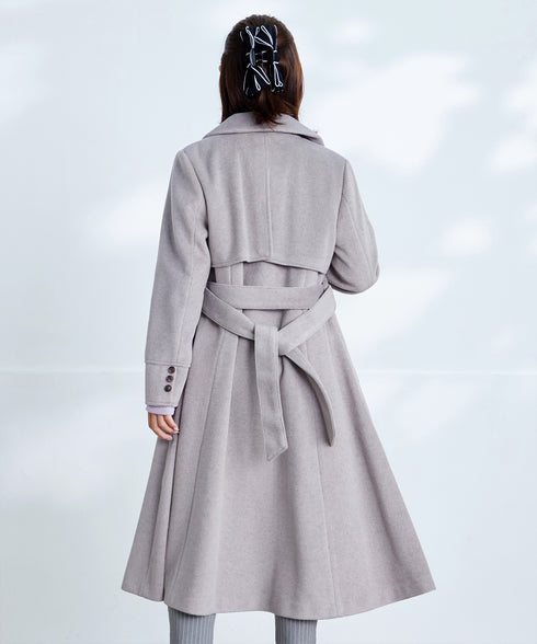 【アウトレット】フェイクウールステンカラーコート